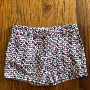 Vineyard Vines red, white and blue whale shorts, girls size 10